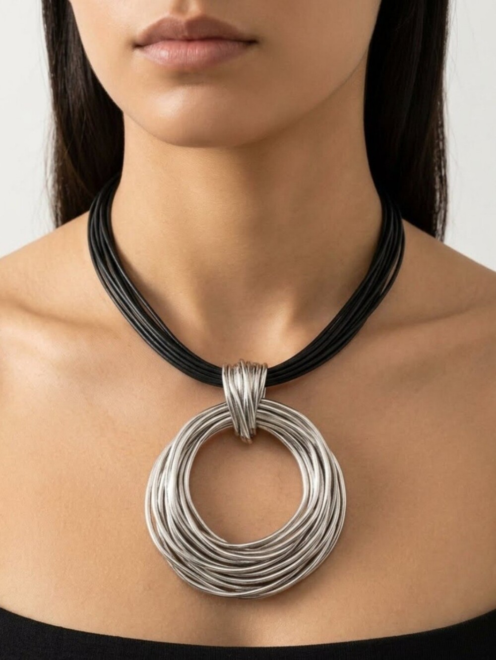 Sterling Silver STATEMENT Necklace